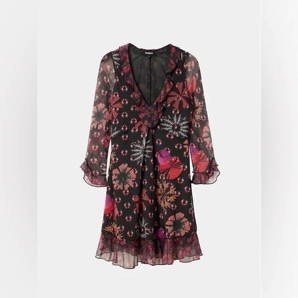 🔥NWT Desigual Geometric Mini Dress - Picture 10 of 12